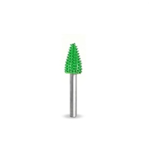 Biax sculptura lemn SABURR - Cap 1/4" forma con aspru