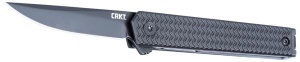 Briceag CEO Microflipper Black Drop Point, CRKT - Img 2