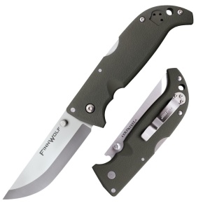 Briceag Cold Steel Finn Wolf AUS8A Tri-Ad Lock (Blue / Red) - Img 2