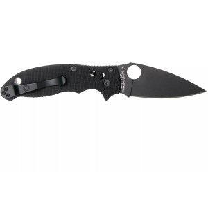 Briceag Manix™ 2 G-10 negru / lama neagra, Spyderco - Img 9