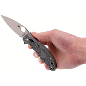 Briceag Manix™ 2 Gray FRCP Maxamet, Spyderco - Img 7