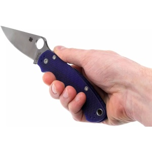 Briceag Para Military™ 2 G-10 Dark Blue CPM S110V, Spyderco - Img 8