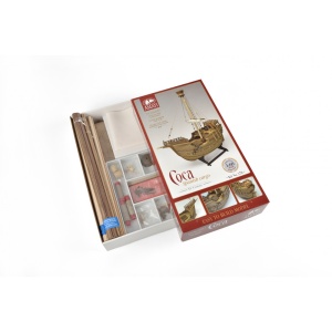 Coca, navomodel istoric Amati, Scara: 1:60, Lungime 41 cm - Img 2