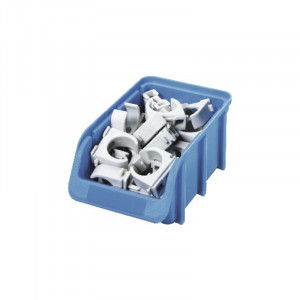 Cutie organizare/depozitare 100 mm x 75 mm x 165 mm, albastru, Port Bag - Img 3