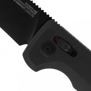 Cutit automat SOG TAC AU Compact Tanto 15-38-09-57, lama Tanto Cryo D2, AU-XR Lock, maner din aluminiu, Tactical EDC Knife - Img 10