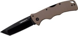 Cutit Cold Steel Verdict Tanto AUS10A G-10 (Black / Flat Dark Earth) - Img 5