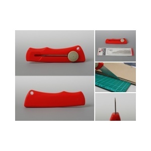 Cutit/cutter mediu utilitar cu lama de inox NT Cutter. - Img 16