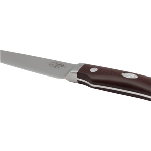 Cutit de bucatarie Fallkniven Sierra CMT Lam. CoS Maroon Micarta 115 mm - Img 5