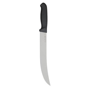 Cutit macelar profesional transat si feliat CT10-PUG lama lunga curbata rigida 250 mm Morakniv Suedia