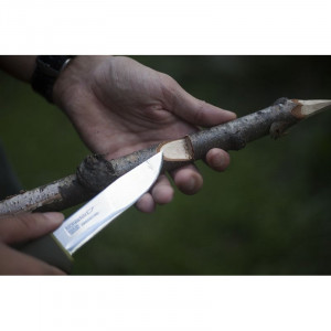 Cutit outdoor/bushcraft verde Bushcraft Forest (S), lama inox 12C27, Morakniv - Img 8