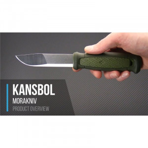 Cutit outdoor Morakniv Kansbol Multi-Mount Green, otel inoxidabil 12C27, compatibil amnar, sistem de prindere MOLLE Multi-Mount - Img 6