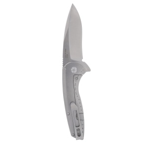 Cutit pliabil SOG Aegis FLK 2.0 Drop Point, lama CRYO D2, AT-XR Lock, maner GRN Forest Moss - Img 3