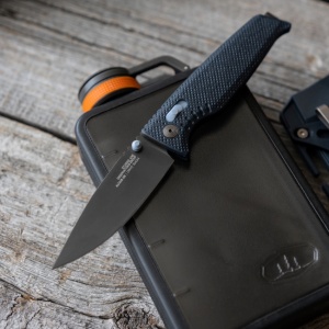 Cutit pliabil SOG Altair XR Squid Ink 12-79-01-57, lama Drop Point 154CM Satin, XR Lock, Thumb Stud, maner GRN Squid Ink, EDC Ultralight - Img 8