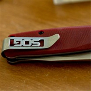 Cutit pliabil SOG Terminus XR G10 Crimson, lama D2 Black TiNi, XR Lock, maner G10 rosu, Flipper EDC - Img 14