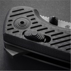 Cutit pliabil SOG Terminus XR S35VN, lama CPM S35VN, XR Lock, maner G10 si fibra de carbon, Flipper EDC Premium - Img 10