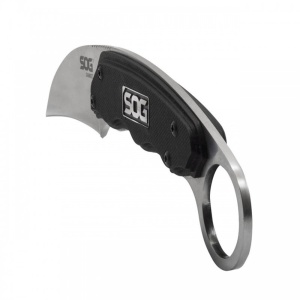 Cutit SOG Gambit, otel 7Cr17MoV, lama Hawkbill 66 mm - Img 18