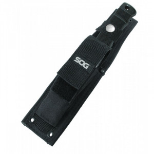 Cutit tactic SOG SEAL Pup Black, otel AUS-8, lama partial zimtata 120 mm - Img 13