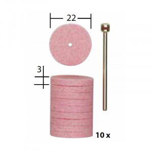 Discuri cu partea activa din corindon, Proxxon 28302 Ø22mm - Img 3
