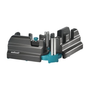 Echer reglabil și dispozitiv de ghidare pentru tăiere parchet si plinte Wolfcraft, 70mm - Img 13