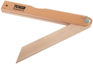 Echer reglabil tamplarie din fag, Pinie