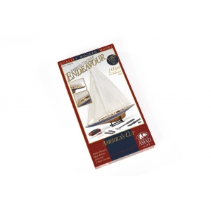 ENDEAVOUR-J Class Yacht, Goeleta - 1934 - UK Challenger, Scara 1:80, Navomodel Amati, Carena din lemn - Img 8