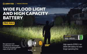 F06701CO Wizard C2 Pro Max Magnet USB Olive - lumina alba, Armytek - Img 13