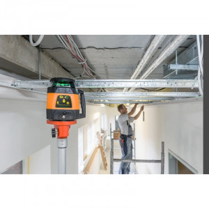 FLG 245HV+ Nivela laser VERDE rotativa orizontala si verticala - Img 6
