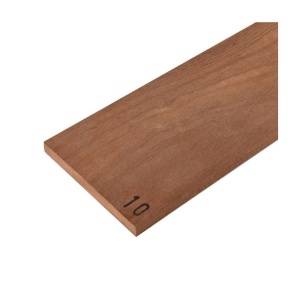 Foaie de lemn de mahon pentru modelism, 10x100x1000mm.
