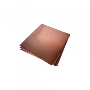 Foaie de tabla de cupru pentru modelism 0.1x250x200mm - Img 2