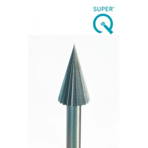 Freza conica N (f) 30grd SUPER Q, 6 buc, pentru bijutieri, Niqua