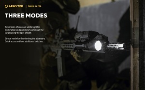 Lanterna tactica Armytek Parma C2 Pro 1500 lm cu montura Picatinny/Weaver si intrerupator la distanta - Img 13