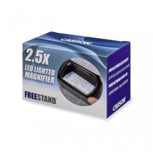 Lupa cu suport pre-focalizat FreeStand, putere 2.5x, cu LED, Carson - Img 4