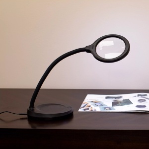 Lupa de birou DeskBrite 300 cu 2 x putere, lupa asferica - Carson - Img 4