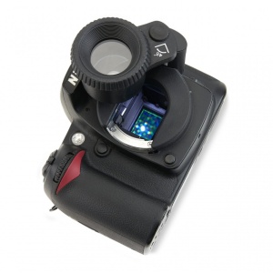 Lupa pentru senzori de camera foto SensorMag, putere 4.5x, cu LED - Carson - Img 8