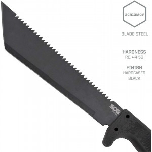 Maceta SOG SOGfari Tanto Machete 10", otel 3Cr13, lama Tanto 254 mm - Img 3