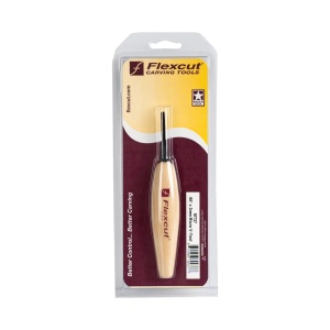 Micro dalta adanca cu varf in V la 60° pentru sculptura in lemn, Flexcut - Img 8