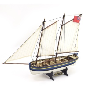 Navomodel Barca lunga a capitanului HMS Endeavour, scara 1:50 - Artesania Latina - Img 1