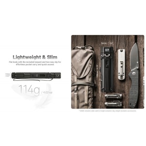 Nitecore EDC09, Lanterna Mana 1600 Lumeni Rotativa - Img 18