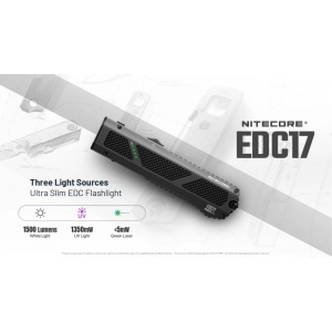 Nitecore EDC17, Lanterna Mana cu UV si Laser - Img 5