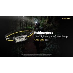 Nitecore HA15 UHE, Lanterna Frontala AA 400 Lumeni - Img 22