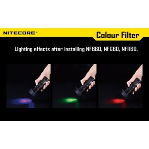 Nitecore NFB60, Filtru Albastru Lanterna 60mm - Img 3