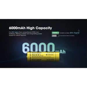 Nitecore NL2160HP Acumulator 21700 6000mAh 20A - Img 14
