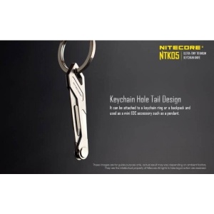 Nitecore NTK05 Cutit din Titan cu Lama de Bisturiu - Img 12