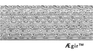 Otel Damasc pentru cutite, Damasteel DS93X, AegirFlatGround 40x4.3x1080mm