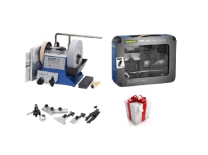 Pachet masina de ascutit, Tormek T-4 si kit HTK-906 - Img 1