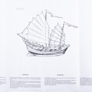 Planuri constructie navomodel, Sampang, Scara 1:60, Lungime: 340mm, Amati Italia - Img 3