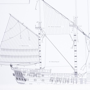 Planuri contructie navomodel Victory Models, HMS Vanguard, Scara 1:72, Lungime: 1180mm, Amati Italia - Img 13