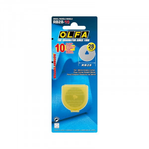 RB-28-10 Set 10 lame cutter rotativ 28 mm ,Olfa - Img 3