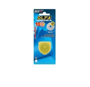 RB-28-10 Set 10 lame cutter rotativ 28 mm ,Olfa - Img 1
