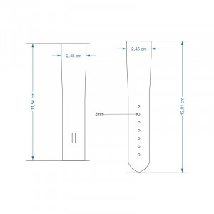 Sabloane taiere pentru curele de ceas din piele 18, 20, 22, 24mm latime - Img 6